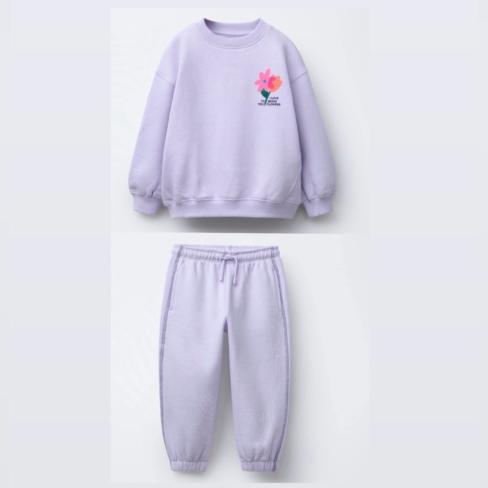 Zara Kids Lilac Matching Set